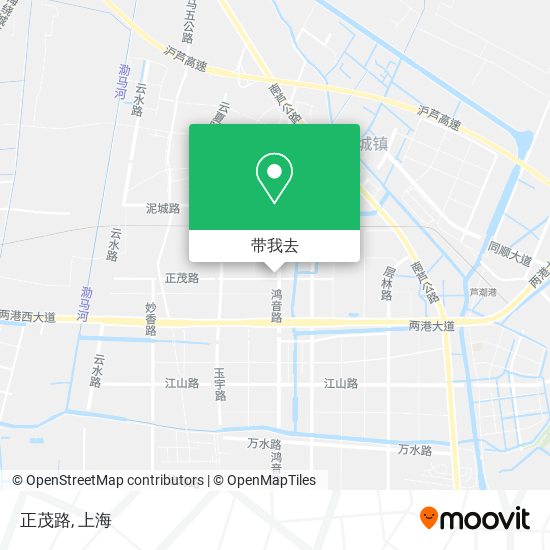 正茂路地图