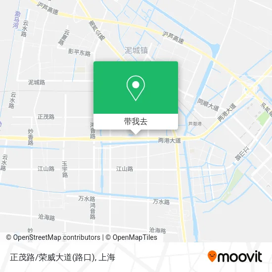 正茂路/荣威大道(路口)地图