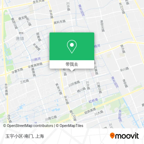 玉宇小区-南门地图