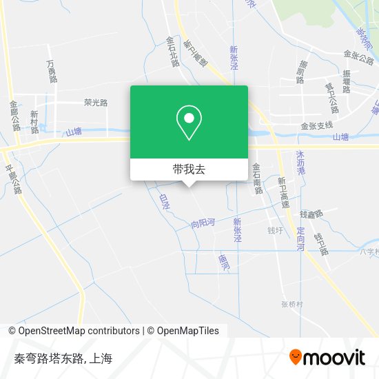 秦弯路塔东路地图