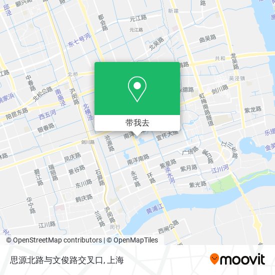 思源北路与文俊路交叉口地图