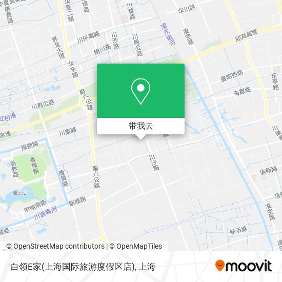白领E家(上海国际旅游度假区店)地图
