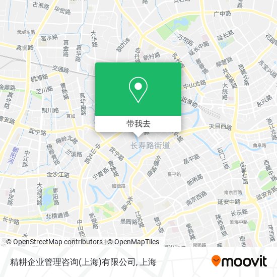 精耕企业管理咨询(上海)有限公司地图