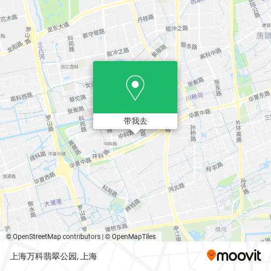上海万科翡翠公园地图