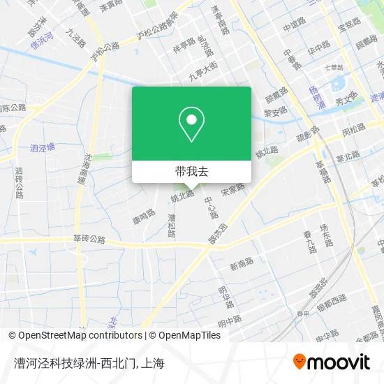漕河泾科技绿洲-西北门地图