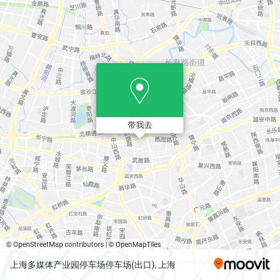 上海多媒体产业园停车场停车场(出口)地图