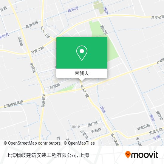 上海畅岐建筑安装工程有限公司地图