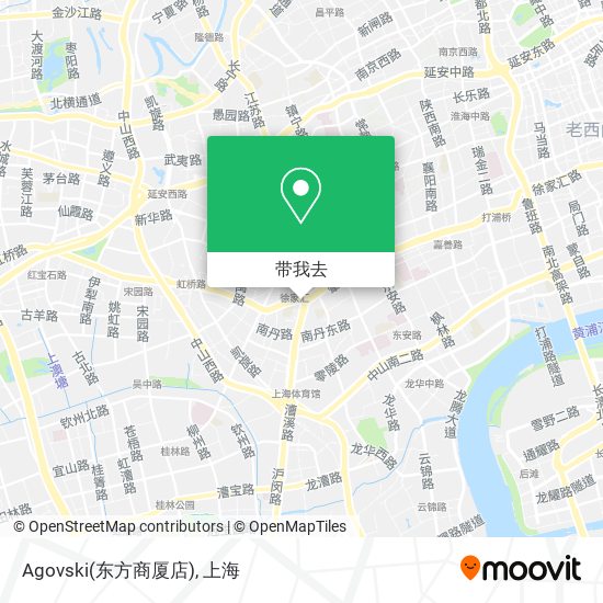 Agovski(东方商厦店)地图
