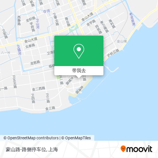蒙山路-路侧停车位地图
