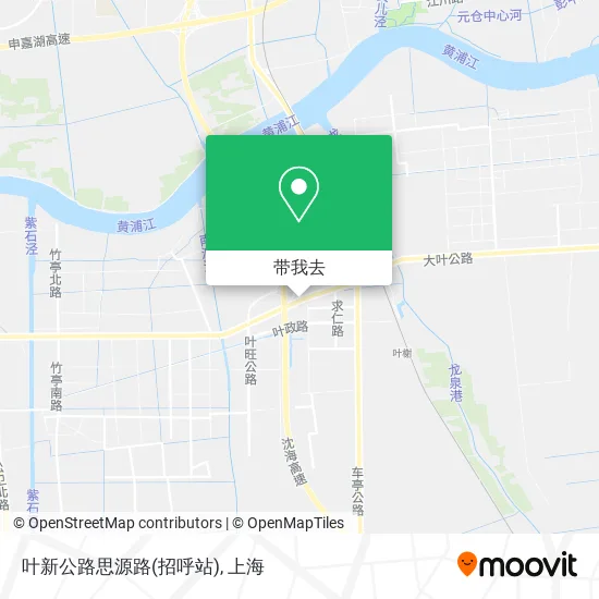 叶新公路思源路(招呼站)地图
