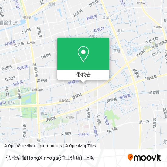 弘欣瑜伽HongXinYoga(浦江镇店)地图