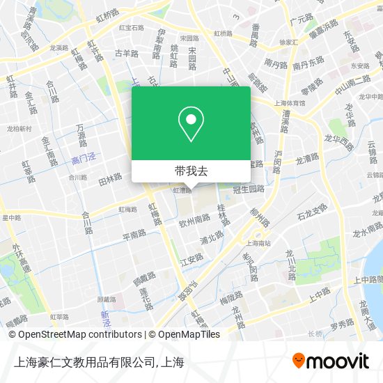上海豪仁文教用品有限公司地图