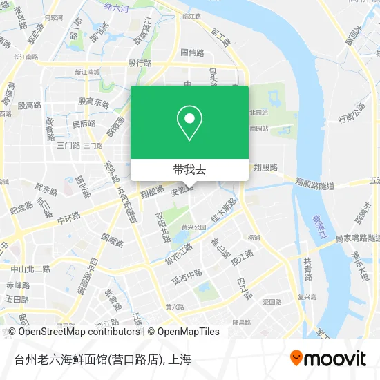 台州老六海鲜面馆(营口路店)地图