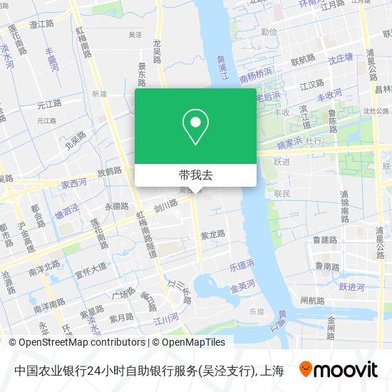 中国农业银行24小时自助银行服务(吴泾支行)地图