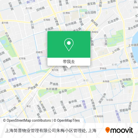 上海简普物业管理有限公司朱梅小区管理处地图
