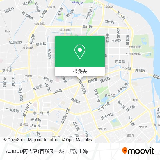 AJIDOU阿吉豆(百联又一城二店)地图