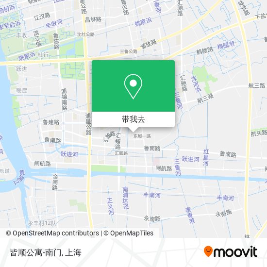 皆顺公寓-南门地图