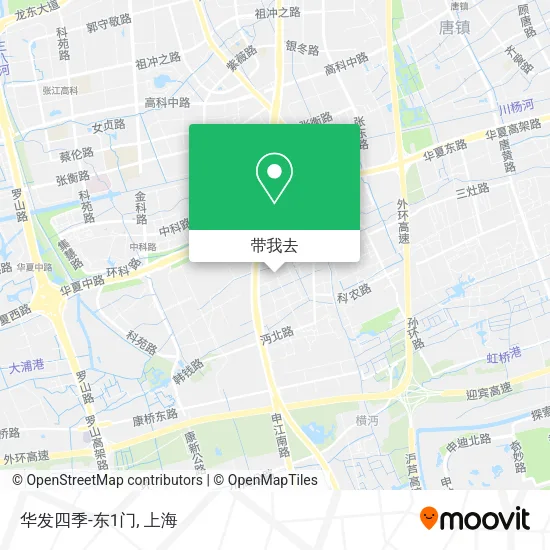 华发四季-东1门地图
