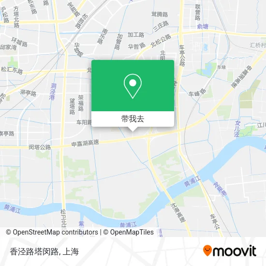 香泾路塔闵路地图