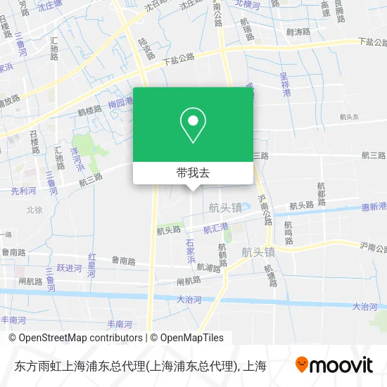东方雨虹上海浦东总代理地图