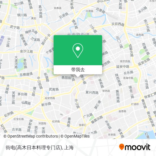 街电(高木日本料理专门店)地图