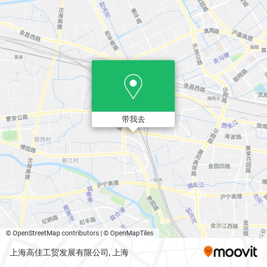 上海高佳工贸发展有限公司地图