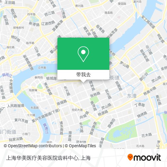 上海华美医疗美容医院齿科中心地图