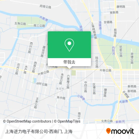 上海进力电子有限公司-西南门地图