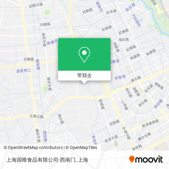 上海国唯食品有限公司-西南门地图