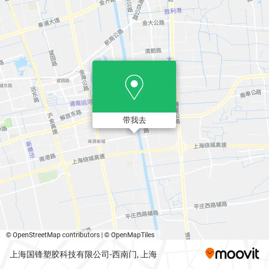 上海国锋塑胶科技有限公司-西南门地图