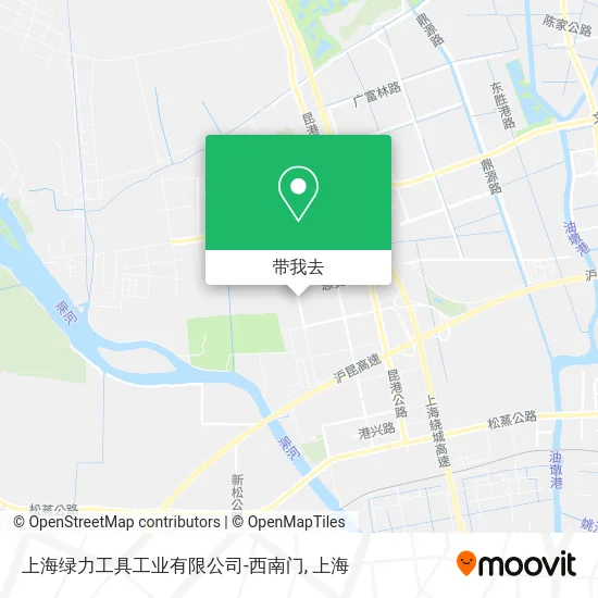 上海绿力工具工业有限公司-西南门地图
