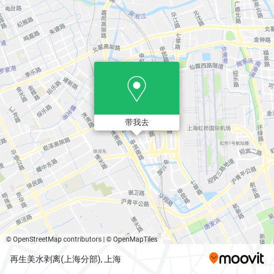 再生美水剥离(上海分部)地图