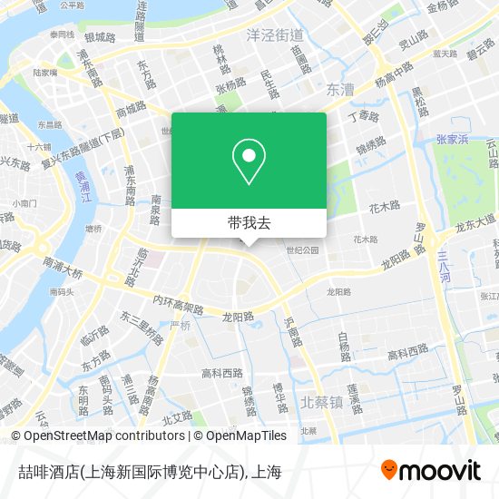 喆啡酒店(上海新国际博览中心店)地图