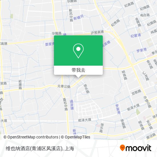 维也纳酒店(青浦区凤溪店)地图