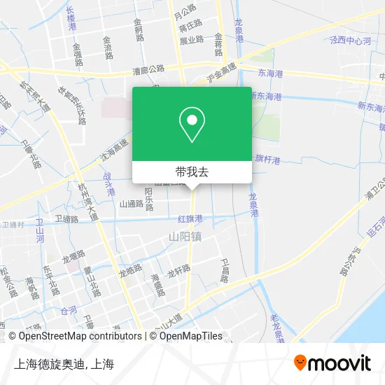 上海德旋奥迪地图