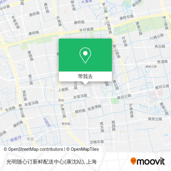 光明随心订新鲜配送中心(康沈站)地图