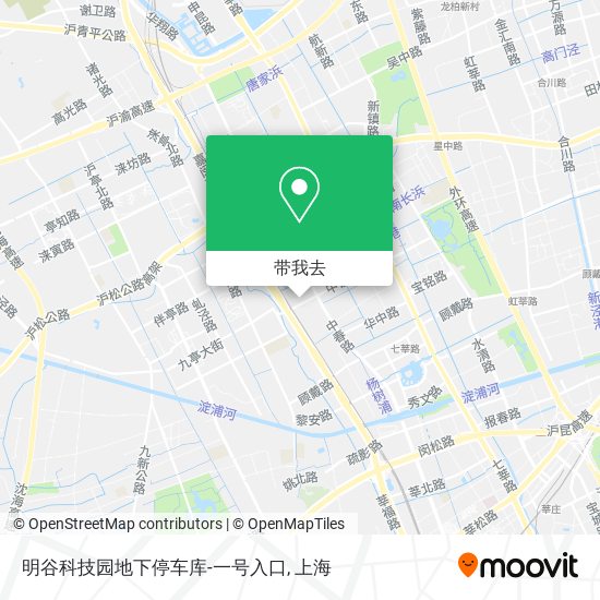 明谷科技园地下停车库-一号入口地图