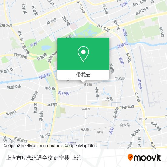 上海市现代流通学校-建宁楼地图