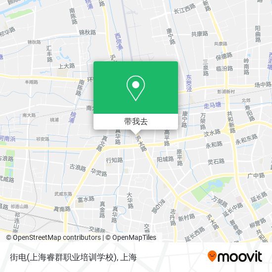 街电(上海睿群职业培训学校)地图