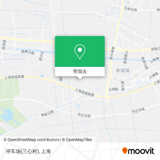停车场(三心村)地图