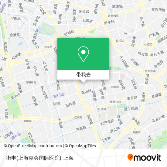 街电(上海嘉会国际医院)地图