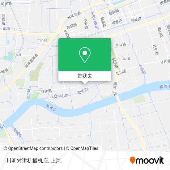 川明对讲机插机店地图
