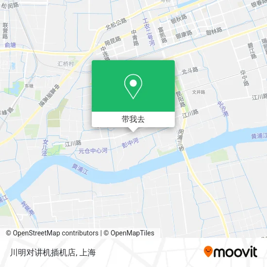 川明对讲机插机店地图