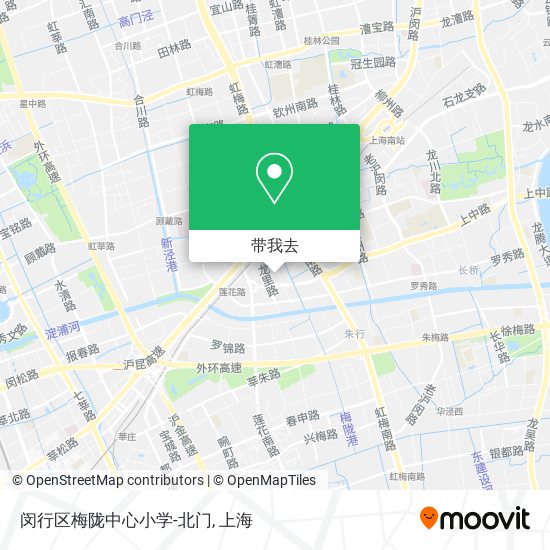 闵行区梅陇中心小学-北门地图
