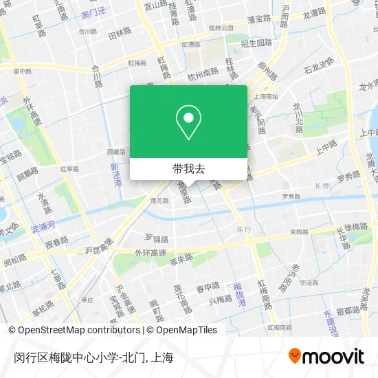 闵行区梅陇中心小学-北门地图