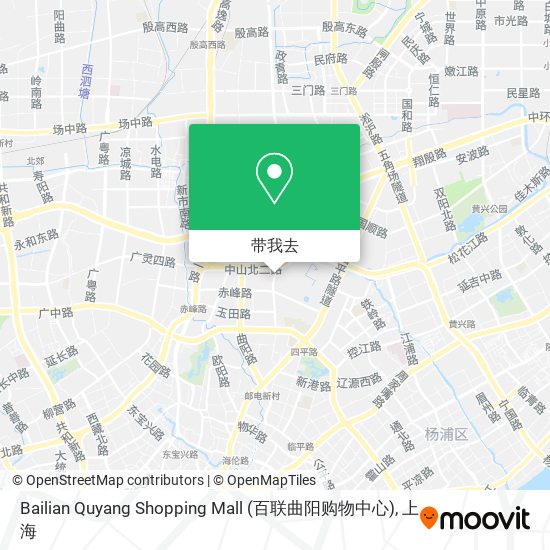Bailian Quyang Shopping Mall (百联曲阳购物中心)地图