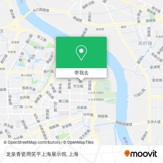 龙泉青瓷周笑平上海展示馆地图
