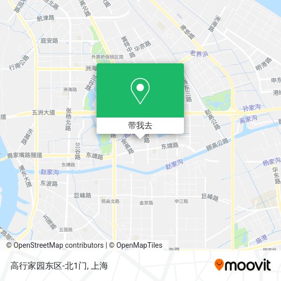 高行家园东区-北1门地图