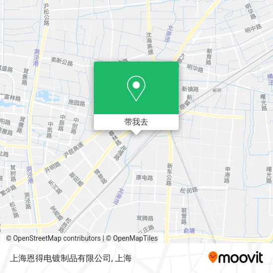 上海恩得电镀制品有限公司地图