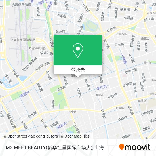 M3 MEET BEAUTY(新华红星国际广场店)地图